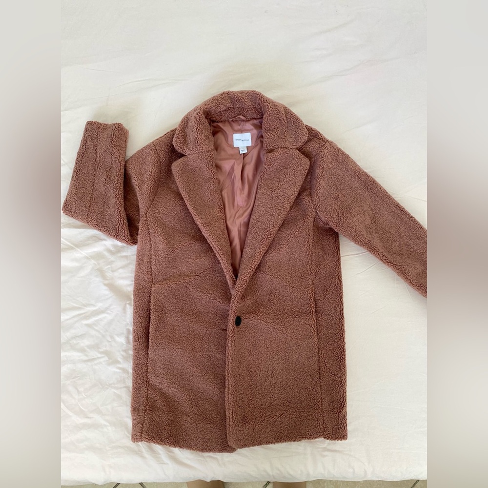 Daily Ritual Soft Mauve Coat